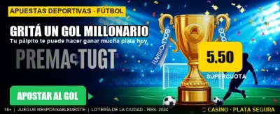 ¡Ganá el Gol Millonario hoy!